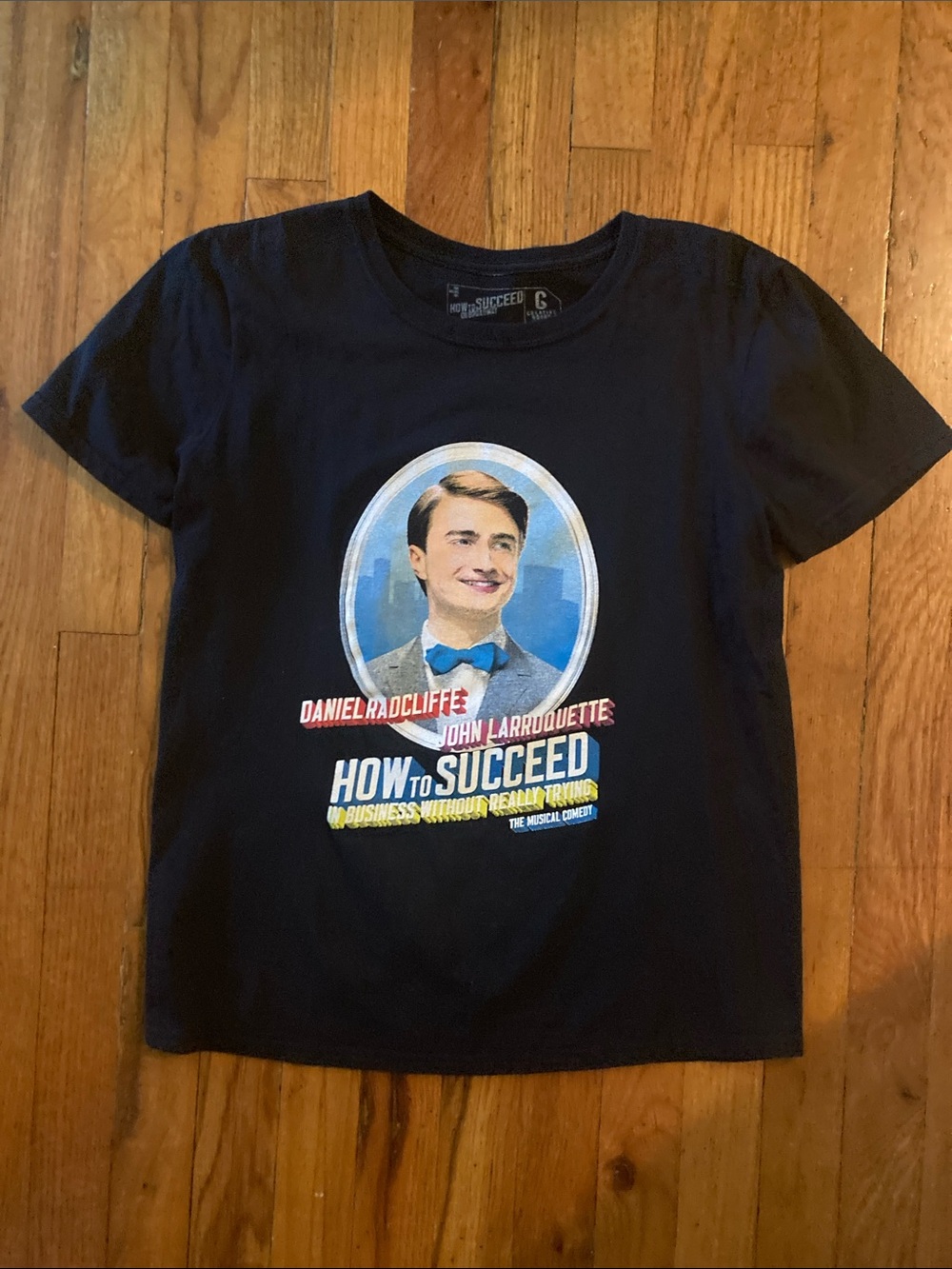 How to Succeed Musical Comedy Graphic Tee - Black with Daniel Radcliffe